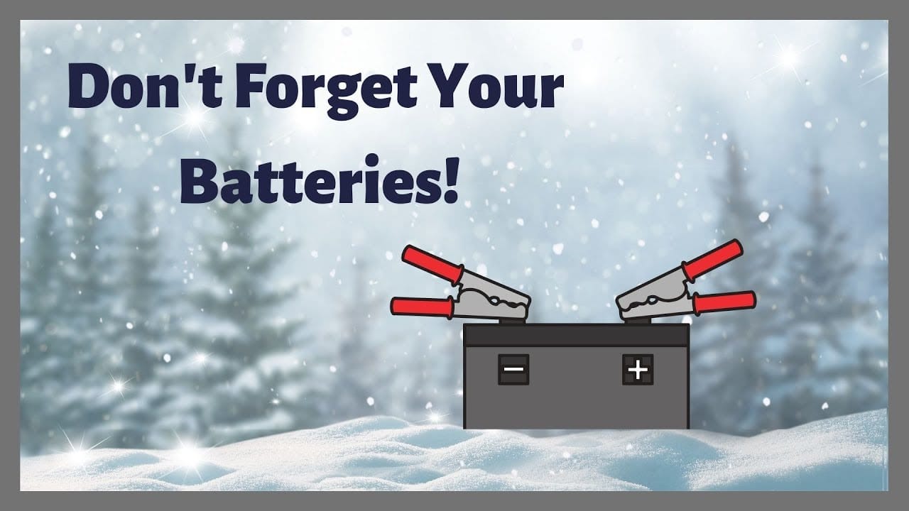 Don't forget to winterize your RV's deep cycle batteries.