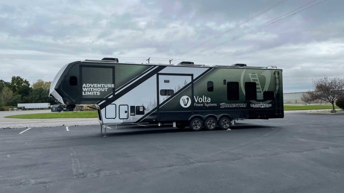 Volta, Grand Design Showcase Luxurious Towable RV - Modern Campground