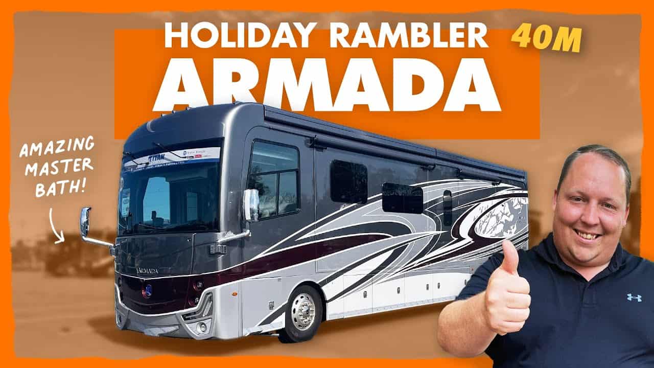 The Holiday Rambler Armada 40M is the perfect choice for your holiday adventures.