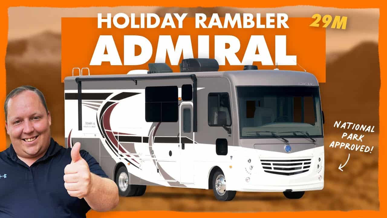 The Holiday Rambler Admiral is the perfect entry-level motorhome.