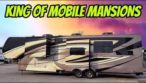 The Vanleigh Beacon, a luxury RV that resembles a condo-like mobile mansion.