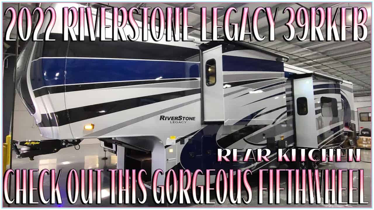 An RV Tour showcasing the 2020 Riverstone Legacy 39RKFB, a luxurious and feature-packed RV from Renault.