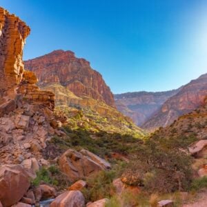 The grand canyon in arizona.