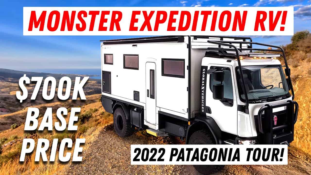 Experience the ultimate adventure with the 2022 Patagonia Tour, featuring the Monster Expedition RV.