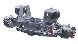 An image of a Premier Drive vehicle with a suspension system.