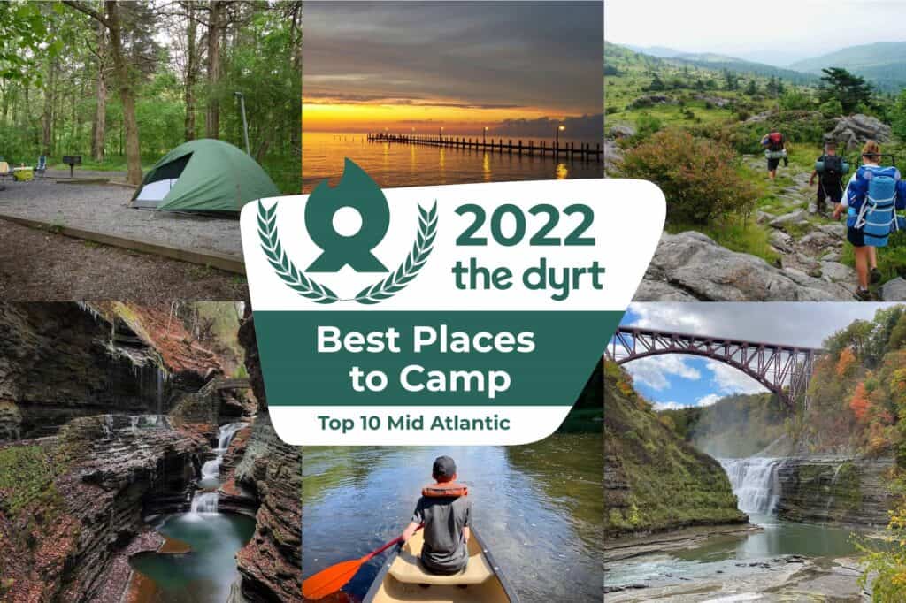 The Dyrt announces the 2022 Best Places to Camp.