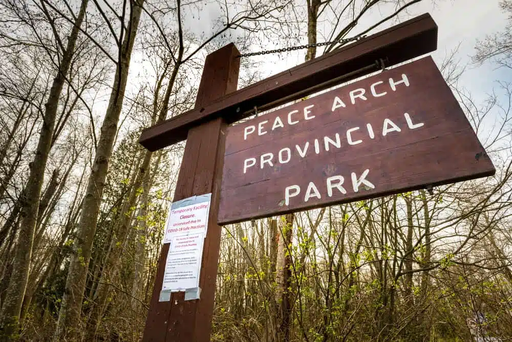 Peace Arch Provincial Park Reopens: Discover the iconic Peace Arch Provincial Park sign, a symbol of unity and tranquility. Serving as a gateway between Canada and the United States, this park welcomes visitors to