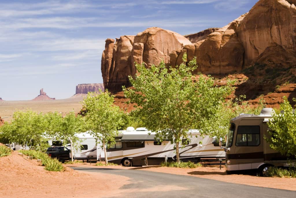 Rv park in Monument Valley, Arizona offering Campgrounds for campers.