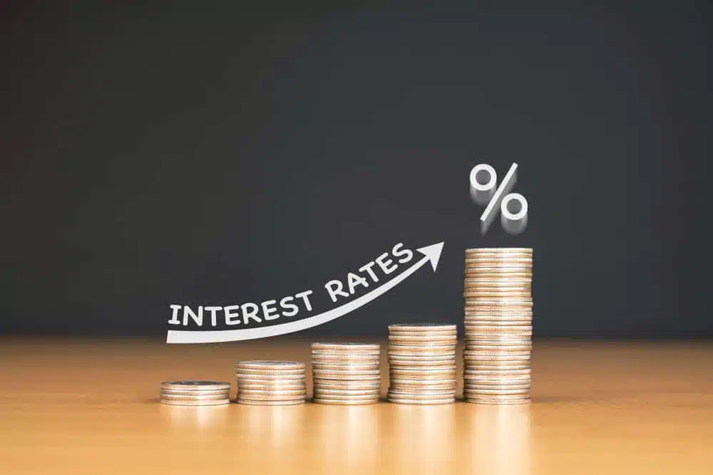 Post-Pandemic challenges of RV interest rates on a stack of coins on a table.