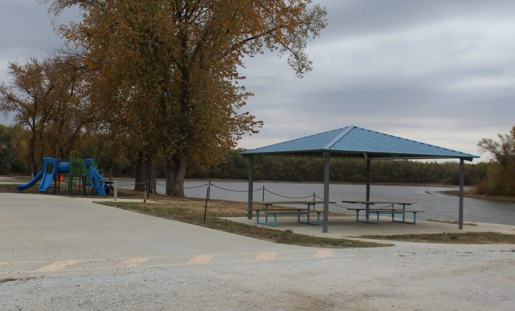 The Beardstown Campground has undergone extensive renovations and is now revitalized with picnic tables and a playground.