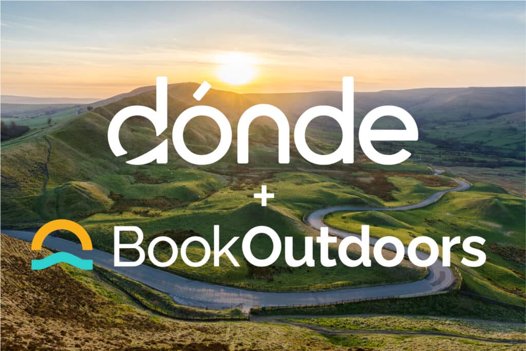 Dónde + BookOutdoors employee travel benefits.