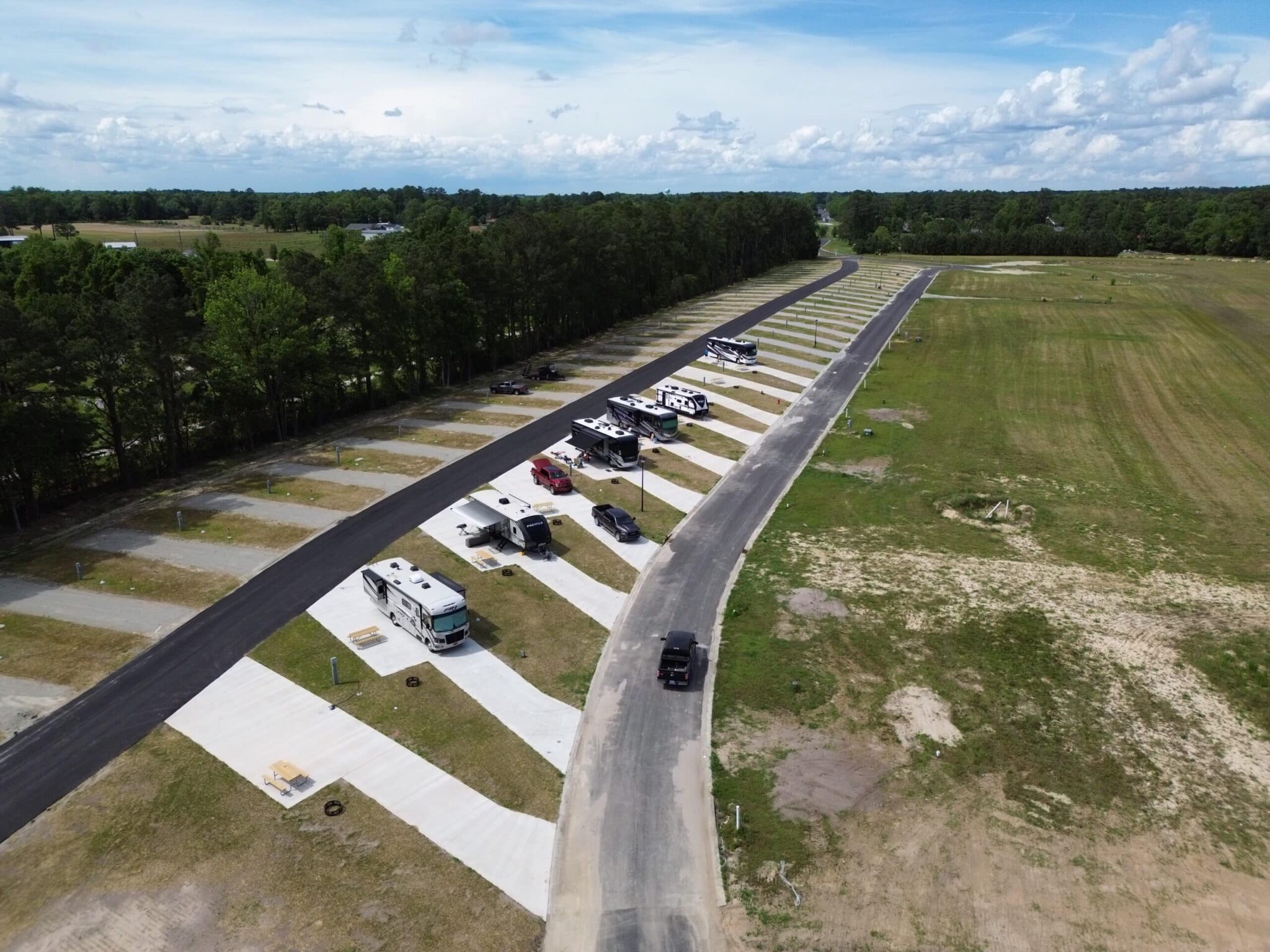 The Lakes RV & Cabin Resort Opens in Maysville Modern Campground